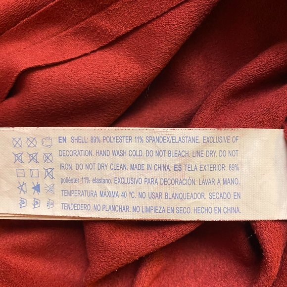 Forever 21 Faux Suede Lace Up Dress - Picture 9 of 10